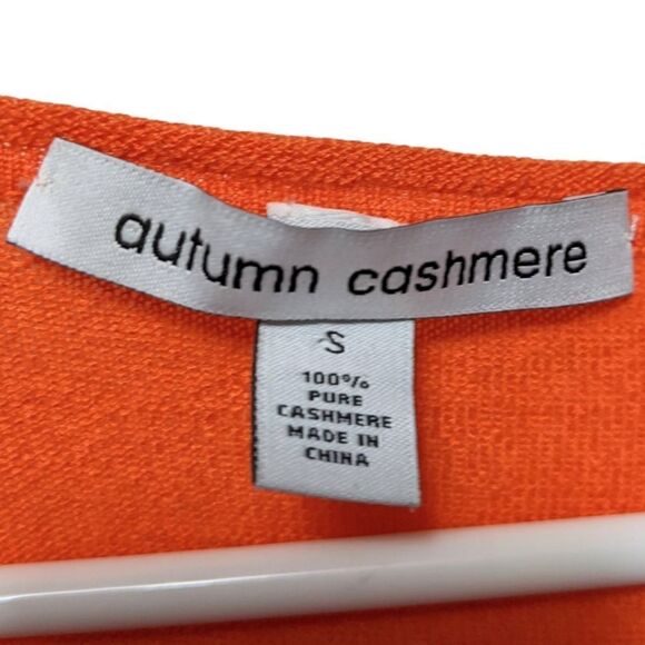 AUTUMN CASHMERE Rolled Hem Boxy Lightweight Top S - Picture 4 of 6